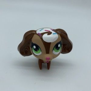 LITTLEST PET SHOP Dog Sprinkles Hasbro 31681 Brown LPS Puppy Sweet Celebrations